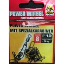 Power Wirbel mit Spezialkarabiner (Snap), 8 Stck Gre...